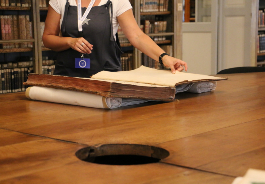 Visite de la salle bibliothèque © C.Felicite